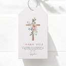 Search for baptism thank you tags Cross