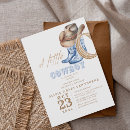Search for western baby shower invitations First rodeo