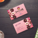 Search for donuts business cards Pastry