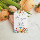 Search for love in bloom gift tags Floral