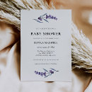 Search for violet baby shower invitations Elegant