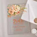 Search for peach and cream birthday invitations For her