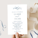 Search for navy wedding programs Calligraphy