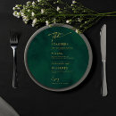 Search for emerald green menus Elegant
