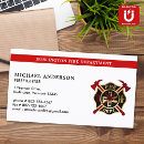 Search for fire business cards Thin red line