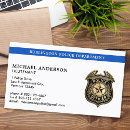 Search for police business cards Thin blue line