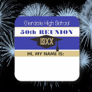 Search for class reunion stickers Blue