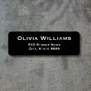 Search for neon return address labels Elegant