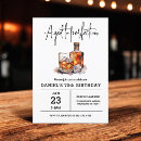 Search for whiskey birthday invitations Typography