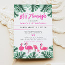 Search for flamingo 1st birthday invitations Let's flamingle