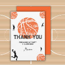 Search for basketball thank you cards Watercolor
