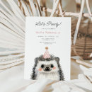 Search for hedgehog birthday invitations Kids birthday party