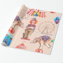 Search for circus wrapping paper Elephant