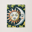 Search for sun and moon puzzles Retro