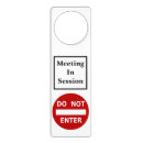 Search for in session door hangers Meeting in progress