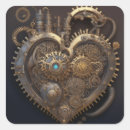 Search for steampunk stickers Heart