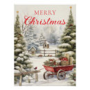 Search for vintage winter scene posters Forest