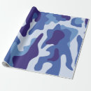 Search for blue camouflage wrapping paper Pattern