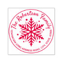Search for snowflake rubber stamps Typography