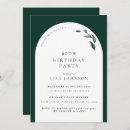Search for emerald 60th birthday invitations Elegant