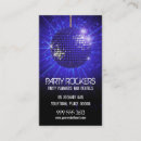 Search for disco business cards Mirror ball
