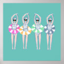 Search for vintage swimming pool posters Woman