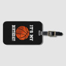 Search for basketball luggage tags Birthday