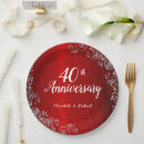 Search for 40th anniversary plates Stylish