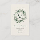 Search for fern business cards Eucalyptus