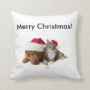 Search for christmas cat pillows Merry