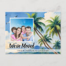 Search for tropical moving announcement cards We have moved