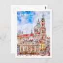 Search for prague postcards Illustration