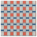 Search for red and gray fabric Retro