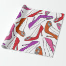 Search for high heel shoe wrapping paper Chic