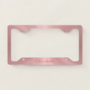 Search for gold license plate frames Stylish