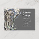 Search for elephant business cards Animal