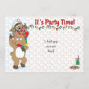 Search for rudolph invitations Santa claus