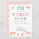 Search for girls 3rd birthday invitations For kids