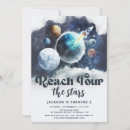 Search for reach four the stars birthday invitations Watercolor