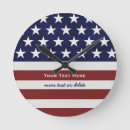 Search for patriotic clocks United states flag