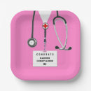 Search for nursing graduation plates Pink