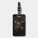 Search for pirate luggage tags Skeleton