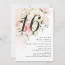 Search for surprise sweet 16 invitations Floral