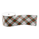 Search for green white red ribbon Tartan