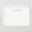 Search for from the desk of note cards Minimalist
