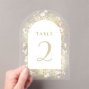 Search for watercolor table cards Foliage