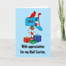 Search for mail carrier holiday cards Mailbox