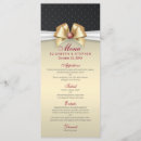 Search for ribbon wedding menus Red