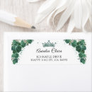 Search for quinceanera return address labels Quinceañera