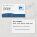 Search for orthodontic business cards Modern